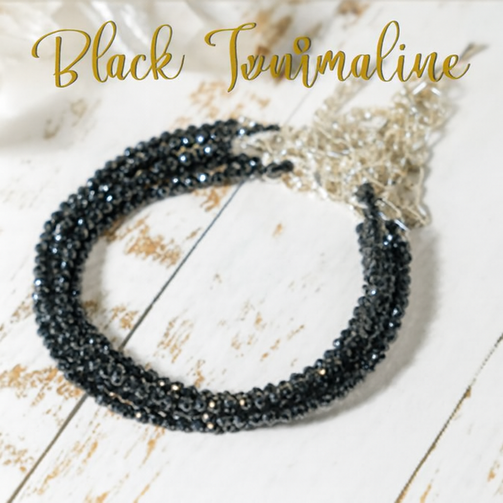 Black Tourmaline Anklet
